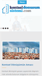 Mobile Screenshot of kentseldonusumsistemi.com